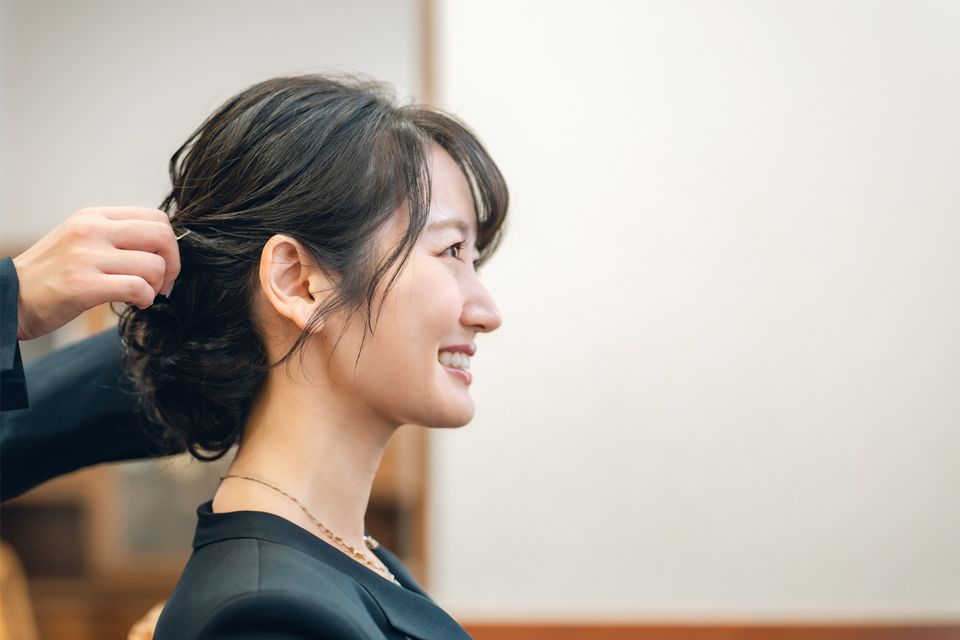 卒園式・卒業式のヘアセット・着付けご予約受付中 長浜市の美容室 アールリッシュ